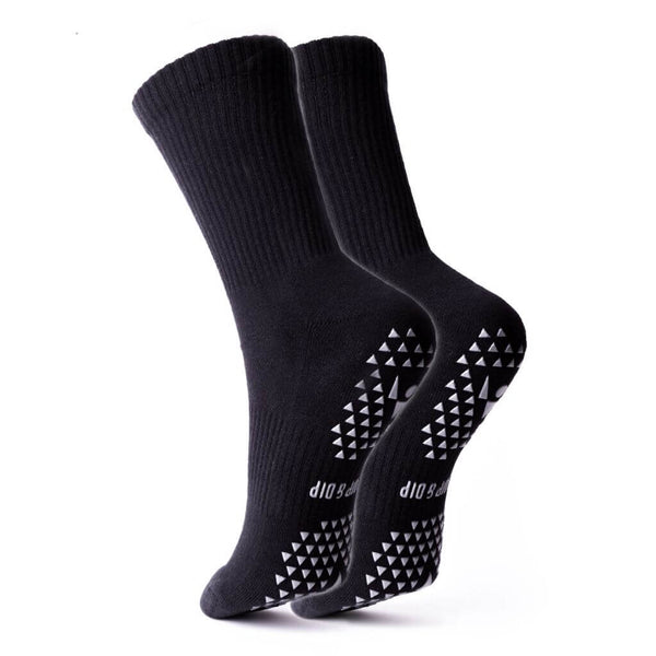 Chaussettes de Sport Antidérapantes en Noir, 1 Paire